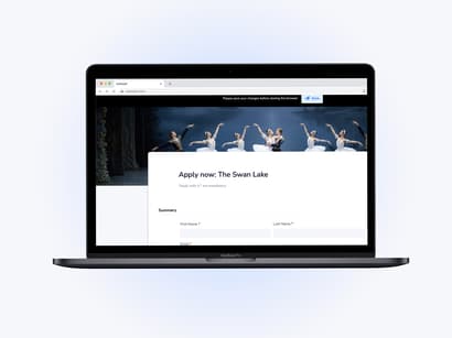 Ballet-signup