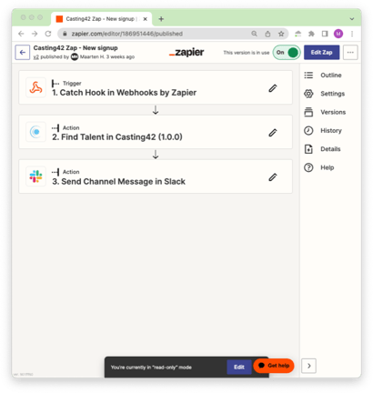 Lätt att använda Casting-databas
